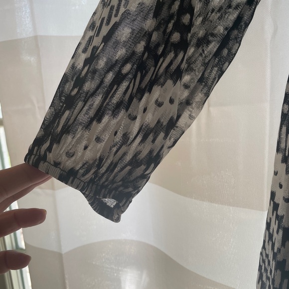 INC sheer top with tank top - Picture 2 of 4